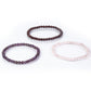 Conjunto Pepita con Amatista y Cuarzo Rosado ( Pulsera )