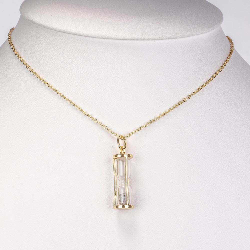 Collar de Aleación Bañado en Oro con Tanzanita