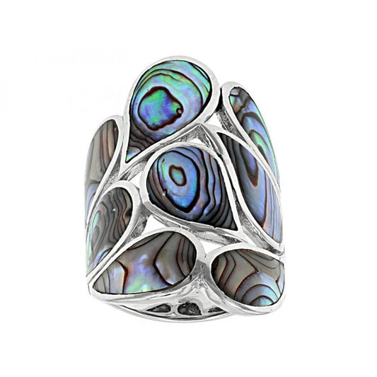 Anillo de Plata con Concha de abulón