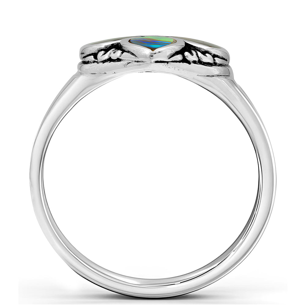 Anillo de Plata con Concha de abulón 2 