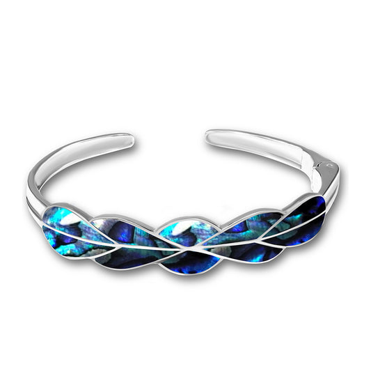 Pulsera de Plata con Concha de abulón