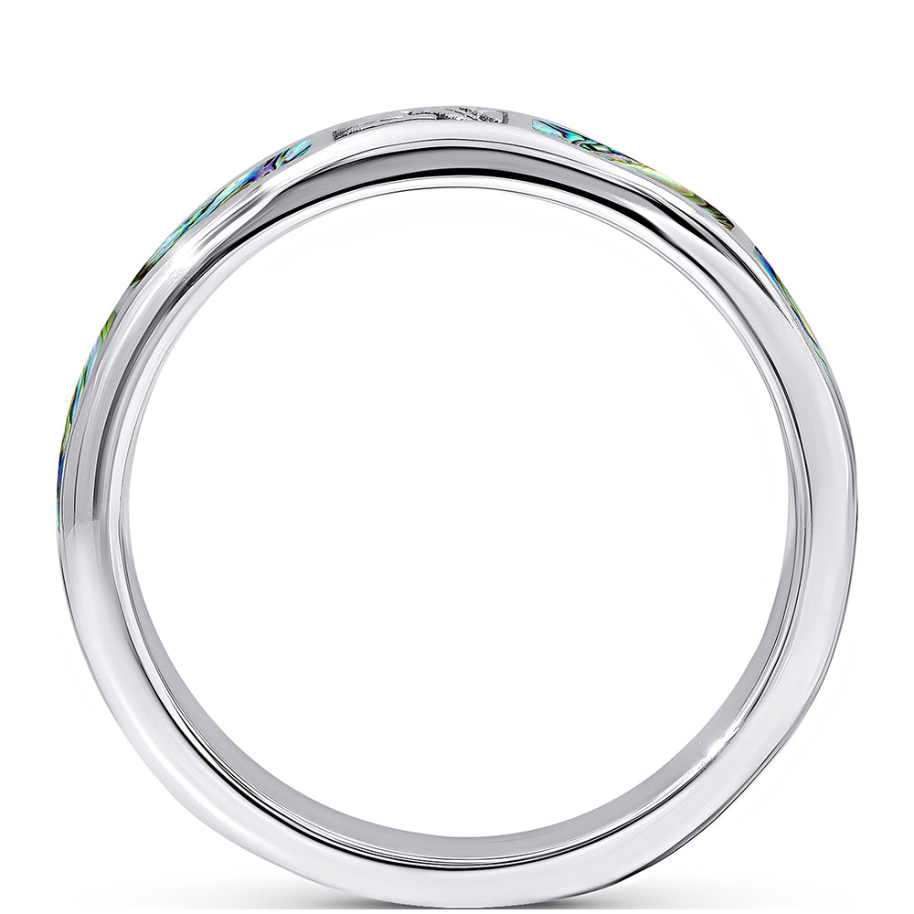 Anillo de Plata con Concha de abulón