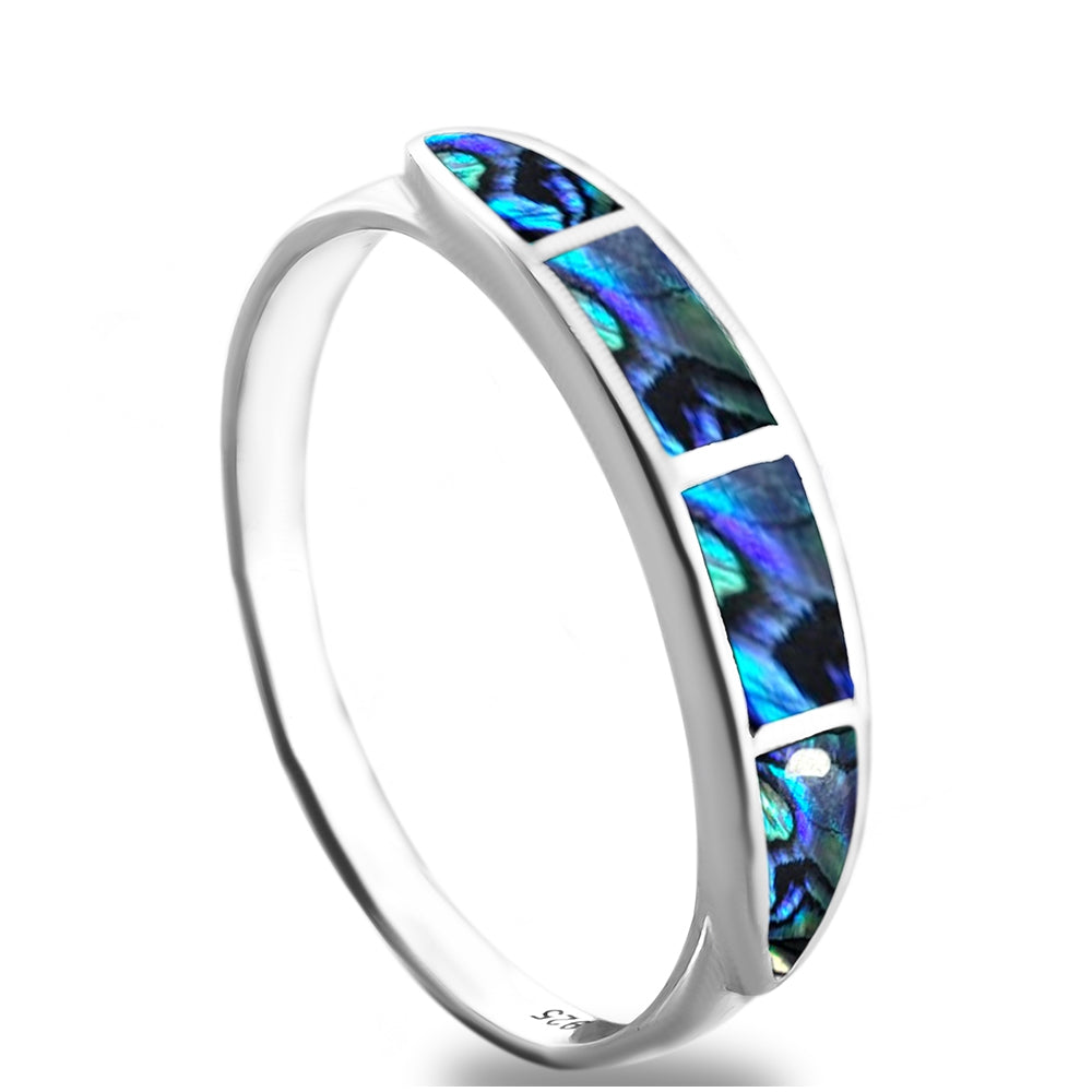 Anillo de Plata con Concha de abulón 3 