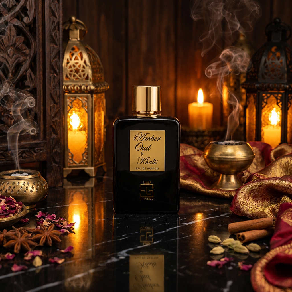 Amber Oud de Khalis Luxury Collection EDP 100 ml – fragancia unisex especiada y amaderada 2 