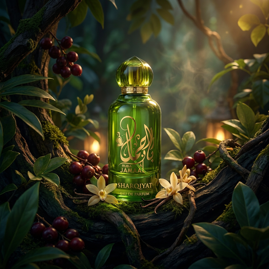 Ruba Al Jamaal EDP 100 ml – fragancia afrutada y *gourmand* para mujer
