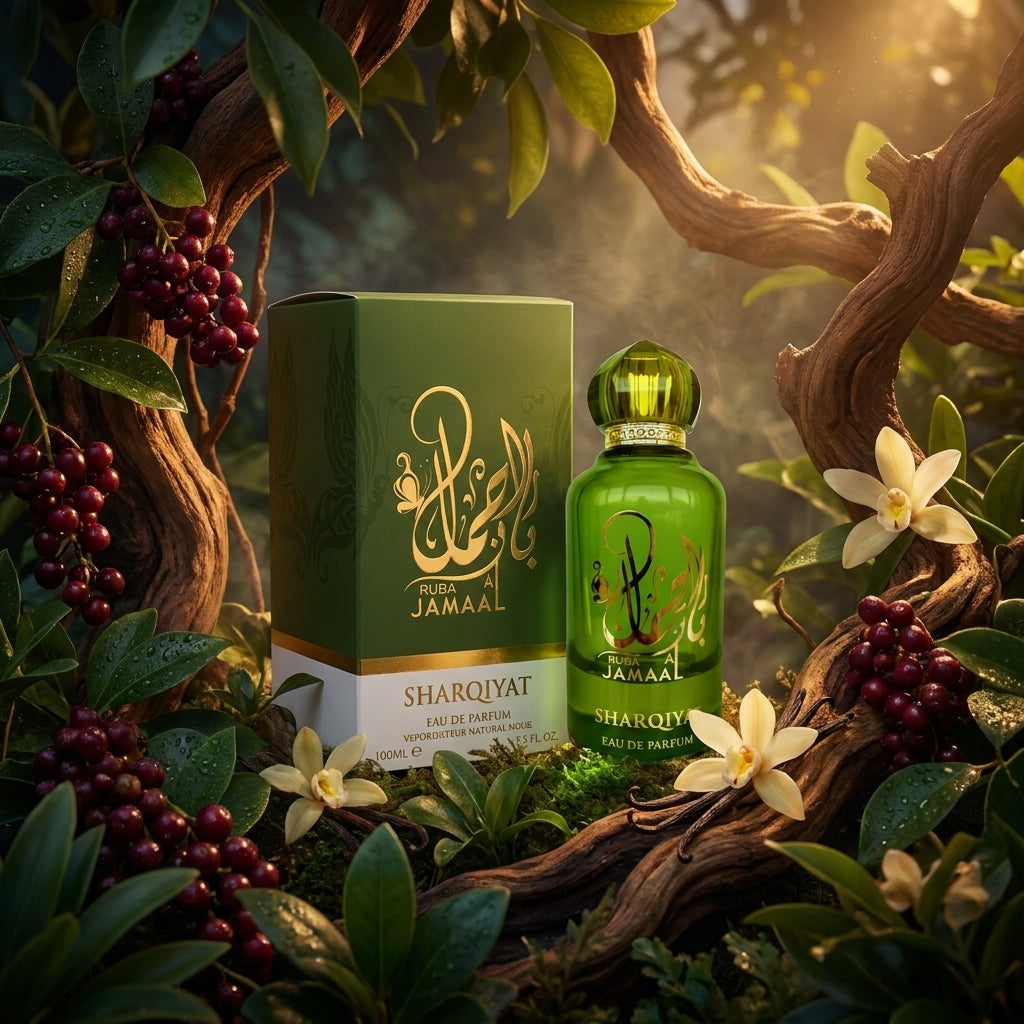 Ruba Al Jamaal EDP 100 ml – fragancia afrutada y *gourmand* para mujer