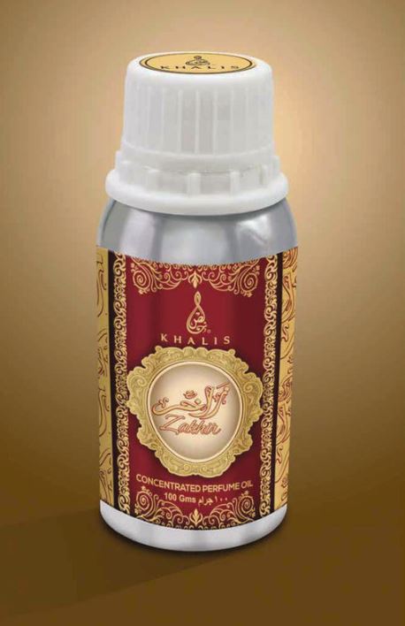 Aceite de perfume concentrado Zakhir 100 ml – fragancia masculina con notas amaderadas y de cuero 2 
