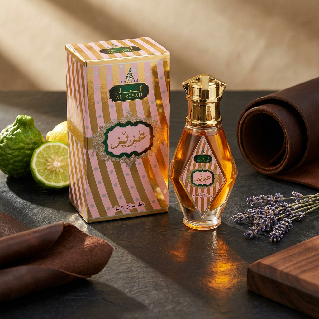 Aceite de perfume concentrado Aziz Al Riyad (20 ml) – fragancia cítrico-aromática para hombre 1 