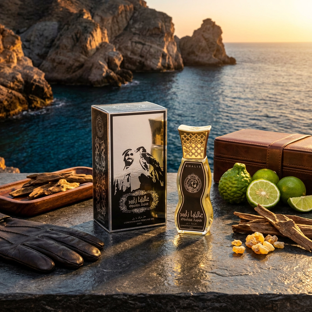 Aceite de perfume concentrado Al Ghali Zayed Al Riyad (20 ml) – fragancia masculina cítrica y amaderada 1 