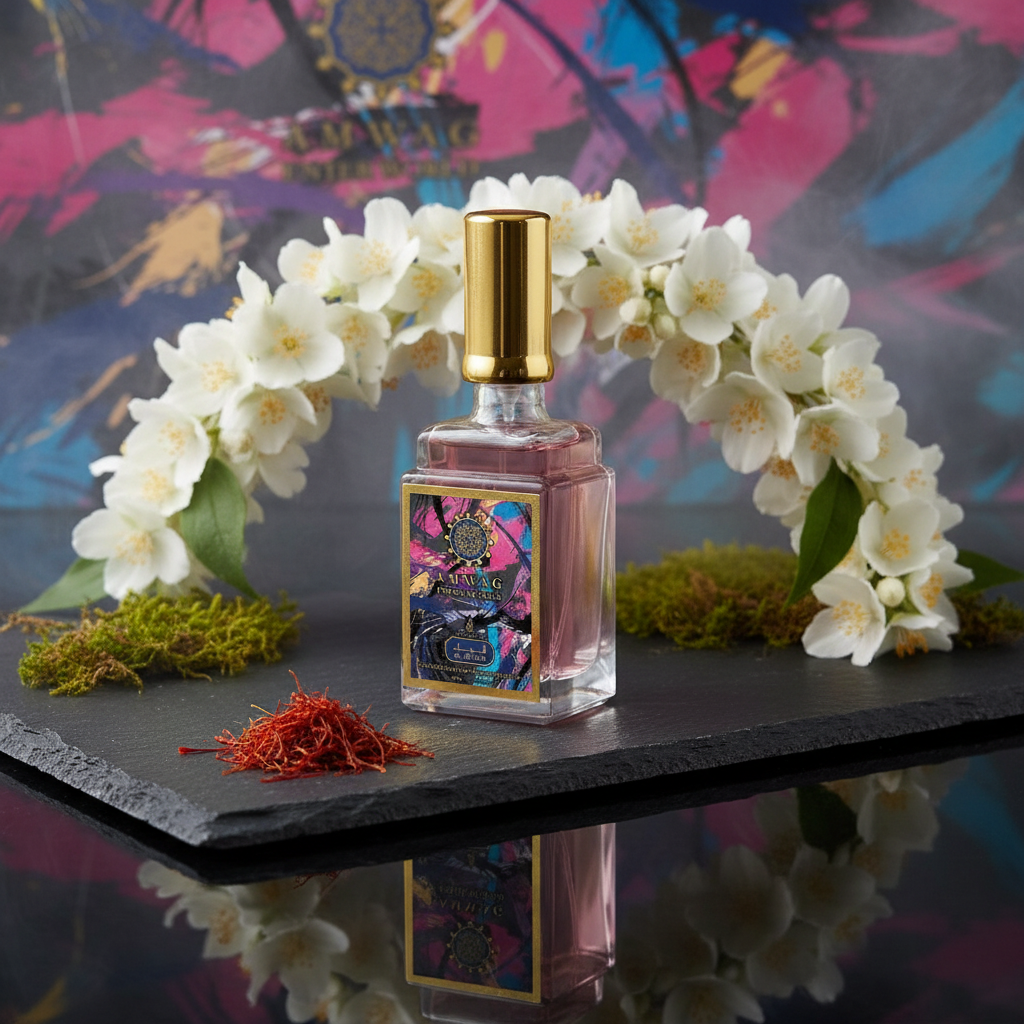 30 ml Eau de Perfume Amwaj Enter World Picante JazmÍn Fragancia para mujer 8 
