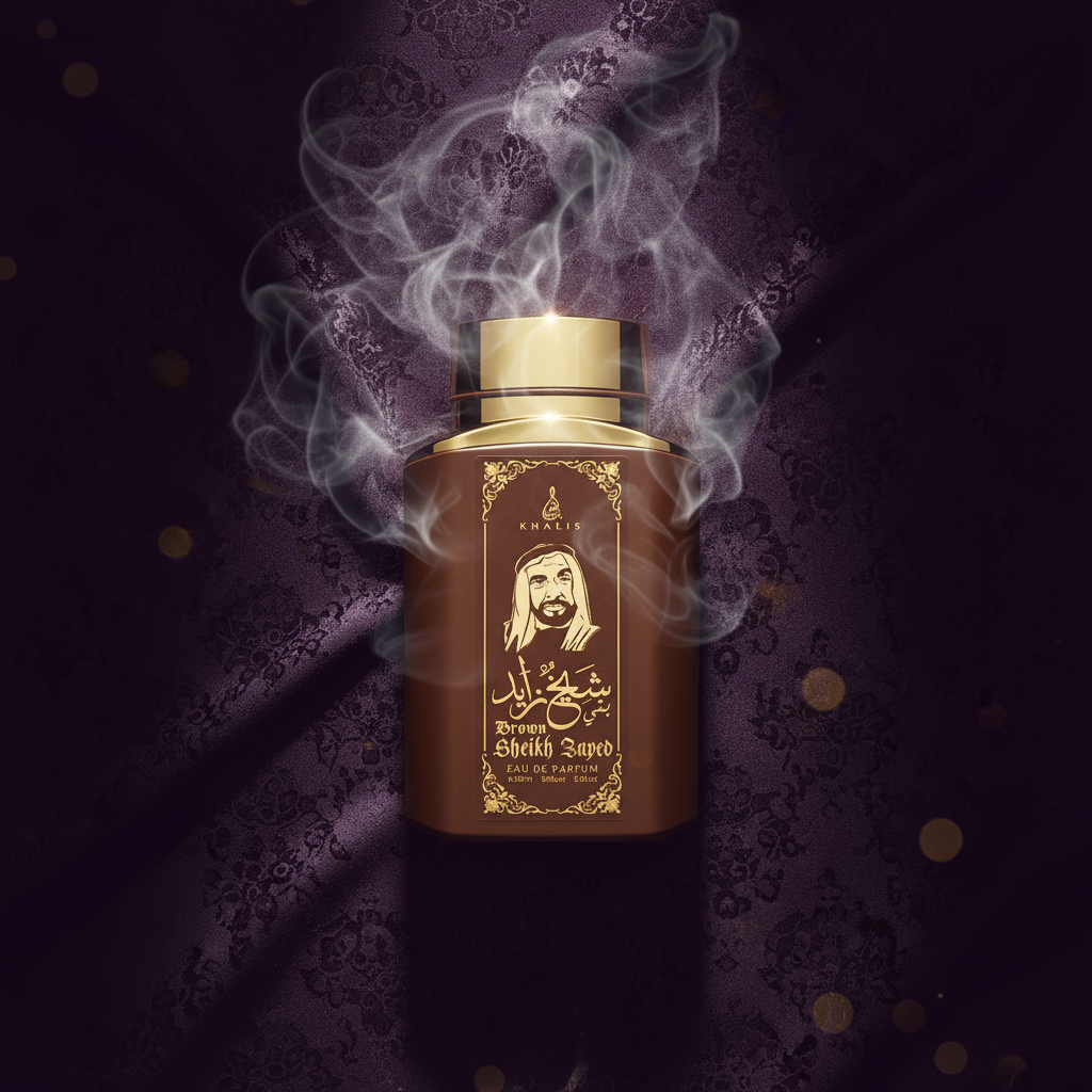 100 ml Eau de Perfume SHEIKH ZAYED BROWN Fragancia Oud y Vainilla para Hombre 4 