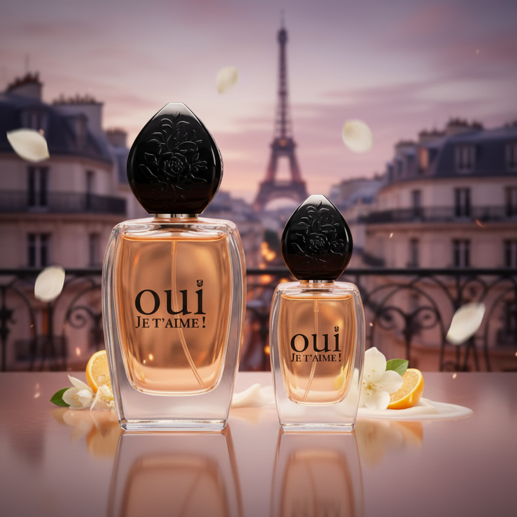 100 ml + 30 ml Eau de Perfume "OUI JE T'AIME" Chipre - Fragancia Frutal para Mujer 7 