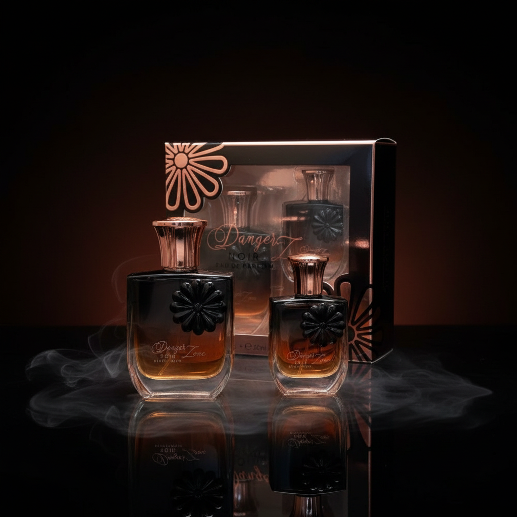 100 ml + 30 ml Eau de Perfume "DANGER ZONE NOIR" Oriental – Fragancia de Vainilla para Mujer 1 