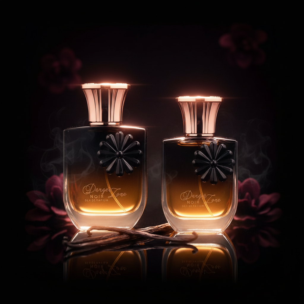 100 ml + 30 ml Eau de Perfume "DANGER ZONE NOIR" Oriental – Fragancia de Vainilla para Mujer