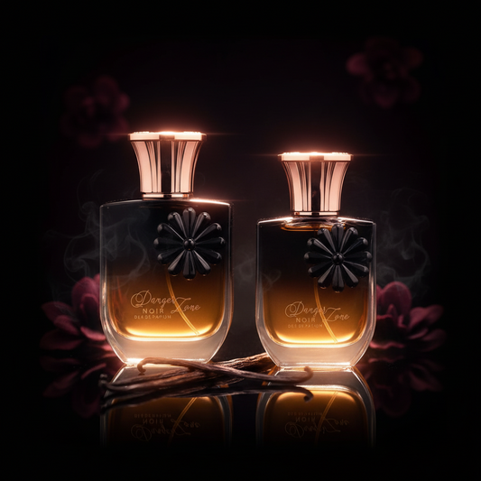 100 ml + 30 ml Eau de Perfume "DANGER ZONE NOIR" Oriental – Fragancia de Vainilla para Mujer