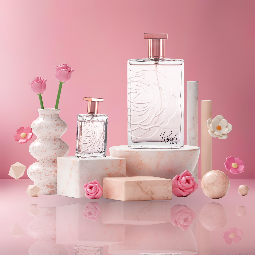 100 ml + 30 ml Eau de Perfume "ROSIALE" Fresca - Fragancia Floral para Mujer 1 