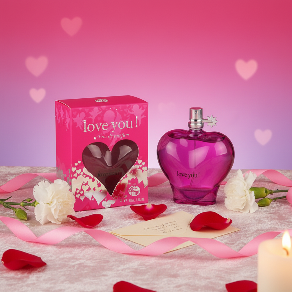 100 ml Eau de Parfum "Love You Pink" Fruity - Fragancia Cítrica para Mujer
