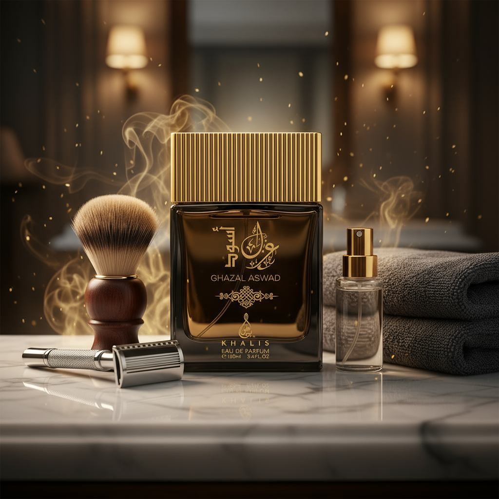 " Ghazal Aswad" EDP 100ml, fragancia floral afrutada para hombres