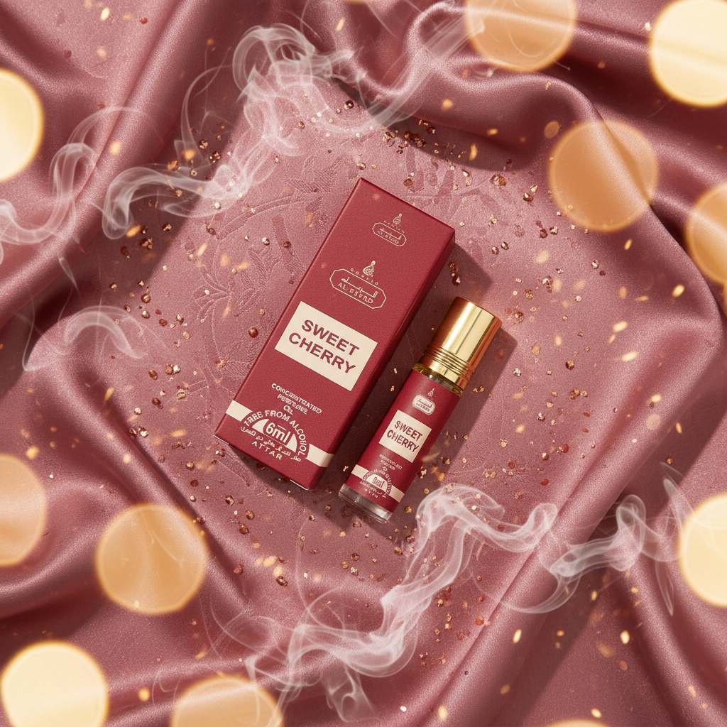 " Sweet Cherry"( Al Riyad ) perfume en aceite de 6 ml, fragancia floral afrutada unisex