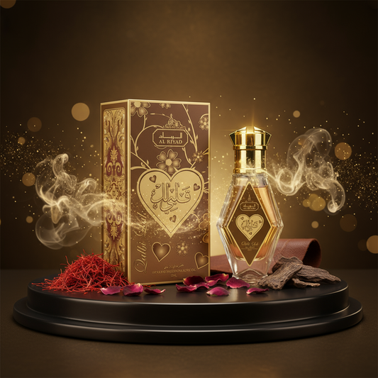 " Qalbi Lak" perfume en aceite de 20 ml, fragancia oriental para hombres