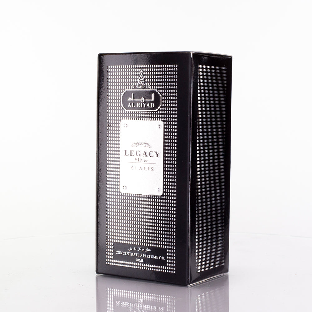 " Legacy Sliver" perfume en aceite de 20 ml, fragancia amaderada unisex 5 