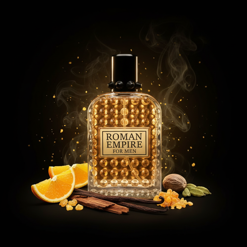 " Roman Empire Men" EDT 100ml, fragancia oriental amaderada para hombre 7 