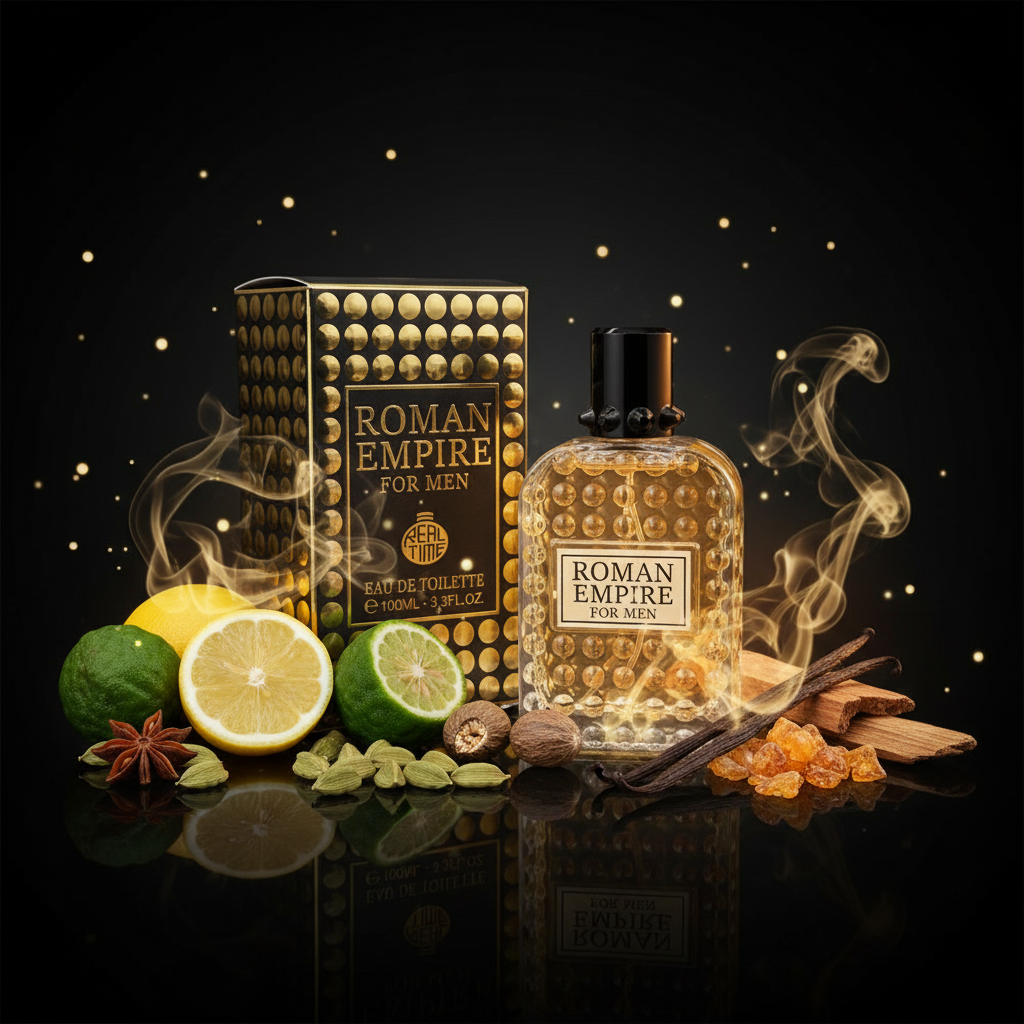 " Roman Empire Men" EDT 100ml, fragancia oriental amaderada para hombre