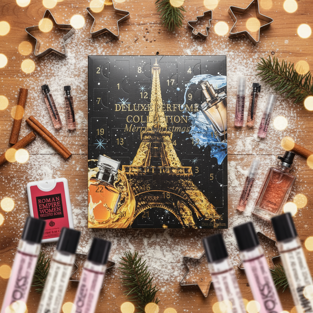 Calendario de adviento con mini perfumes exclusivos