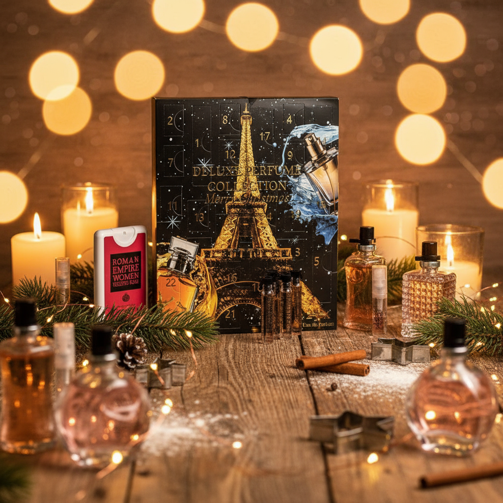 Calendario de adviento con mini perfumes exclusivos