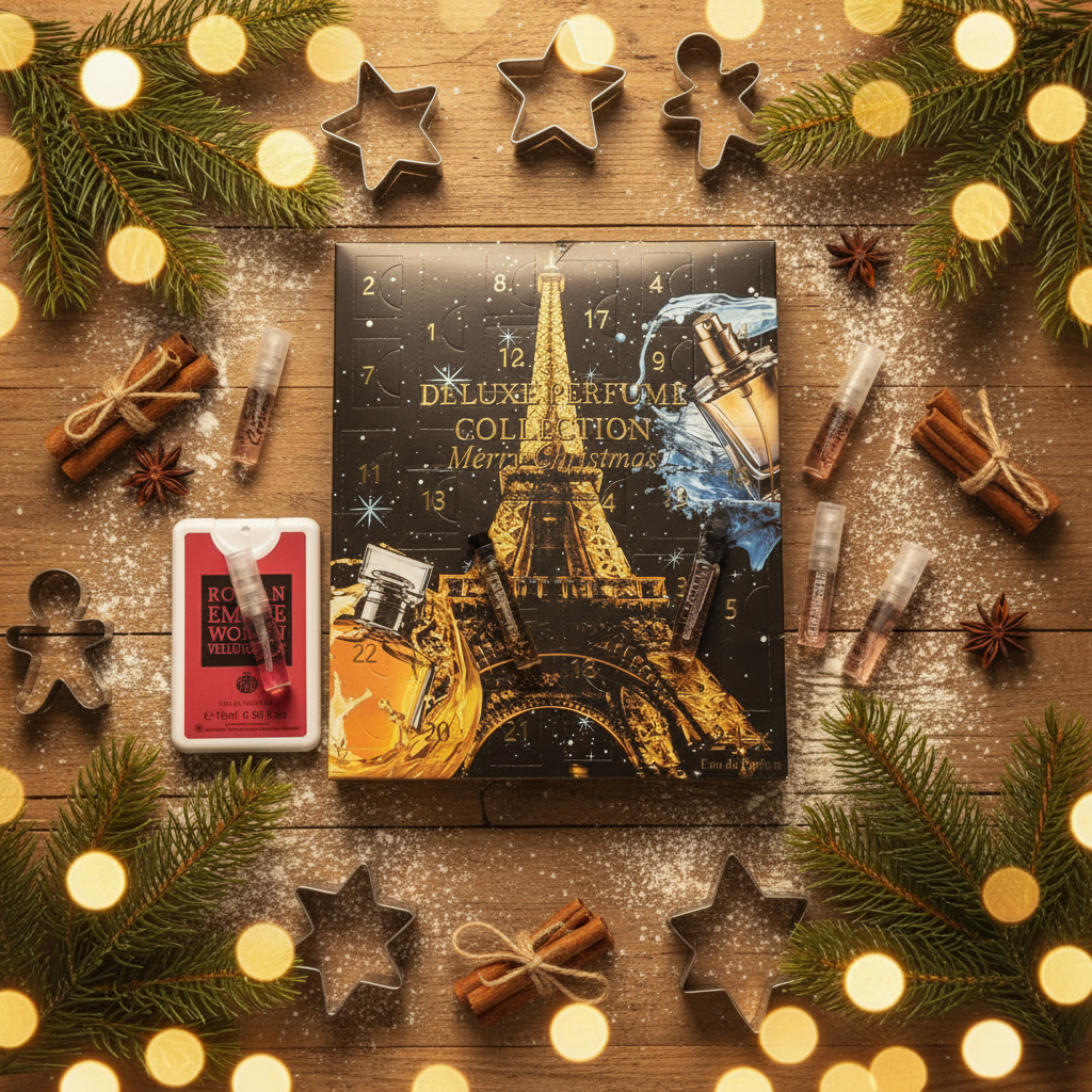 Calendario de adviento con mini perfumes exclusivos