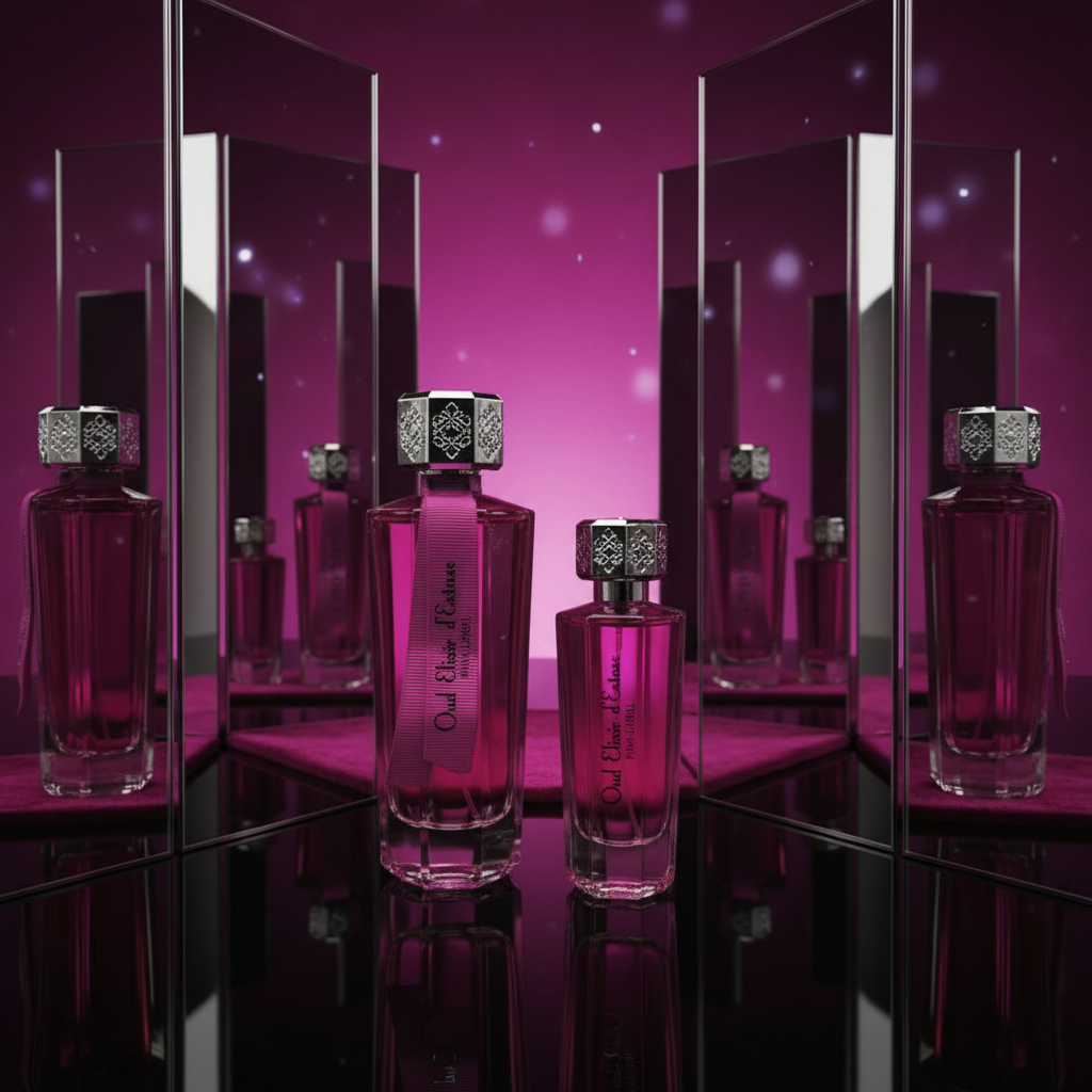 "Oud Elixir Pink" EDP 100ml + 30 ml, fragancia oriental floral 6 