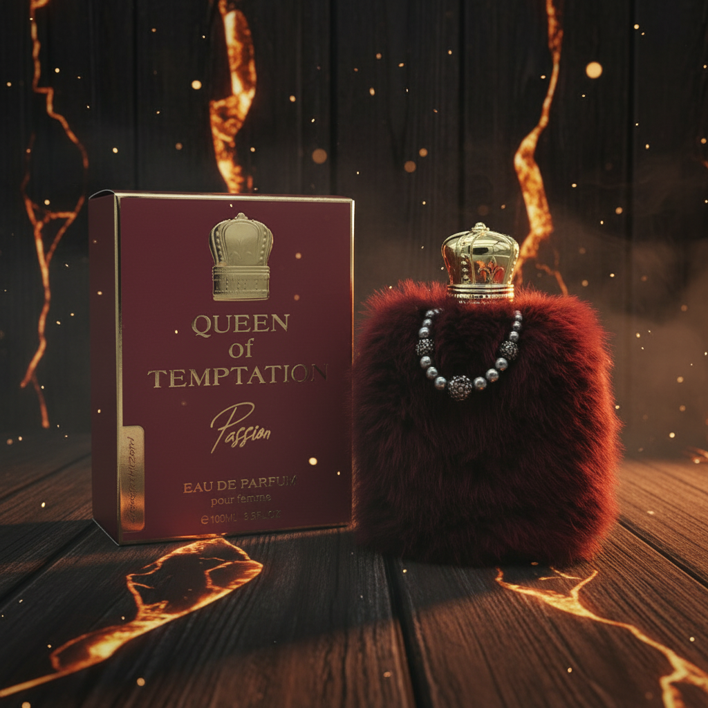 "Queen of Temptation Passion" EDP 100ml, fragancia floral ambarada