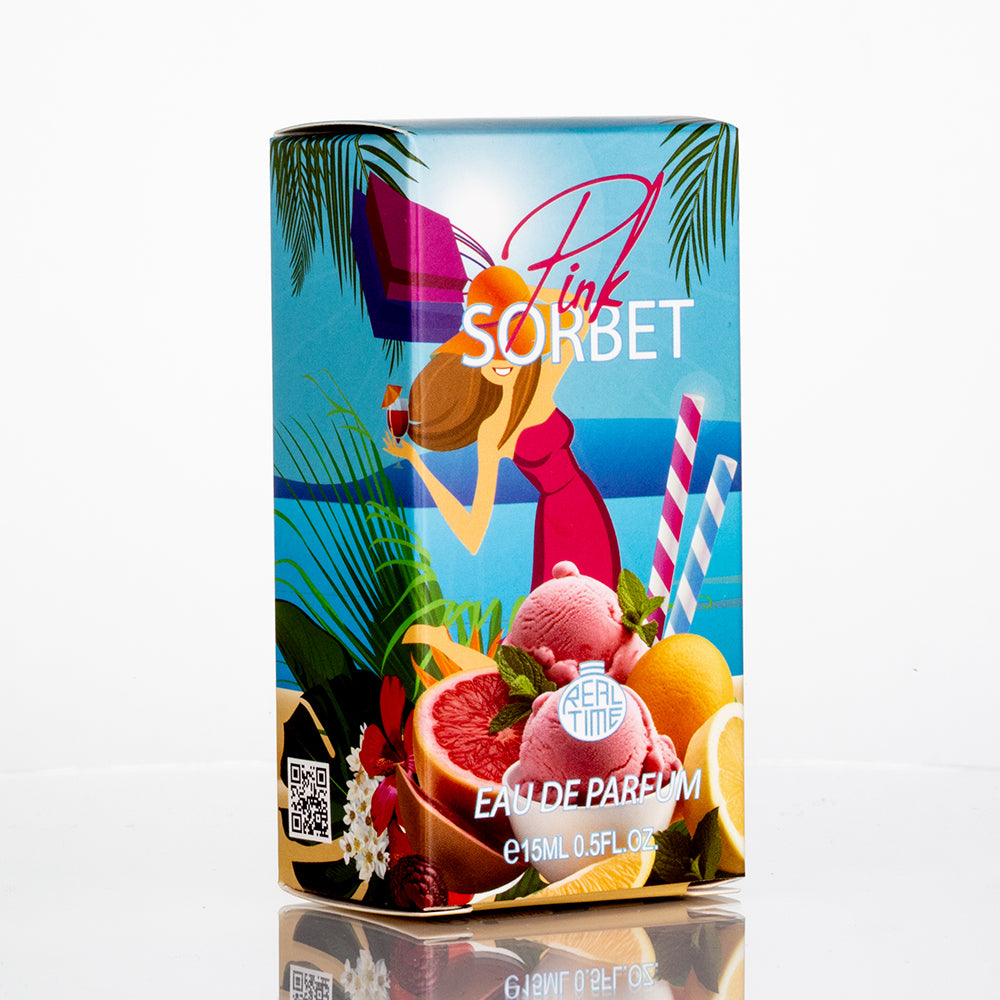 15 ml EDP " PINK SORBET" fragancia frutal aromática