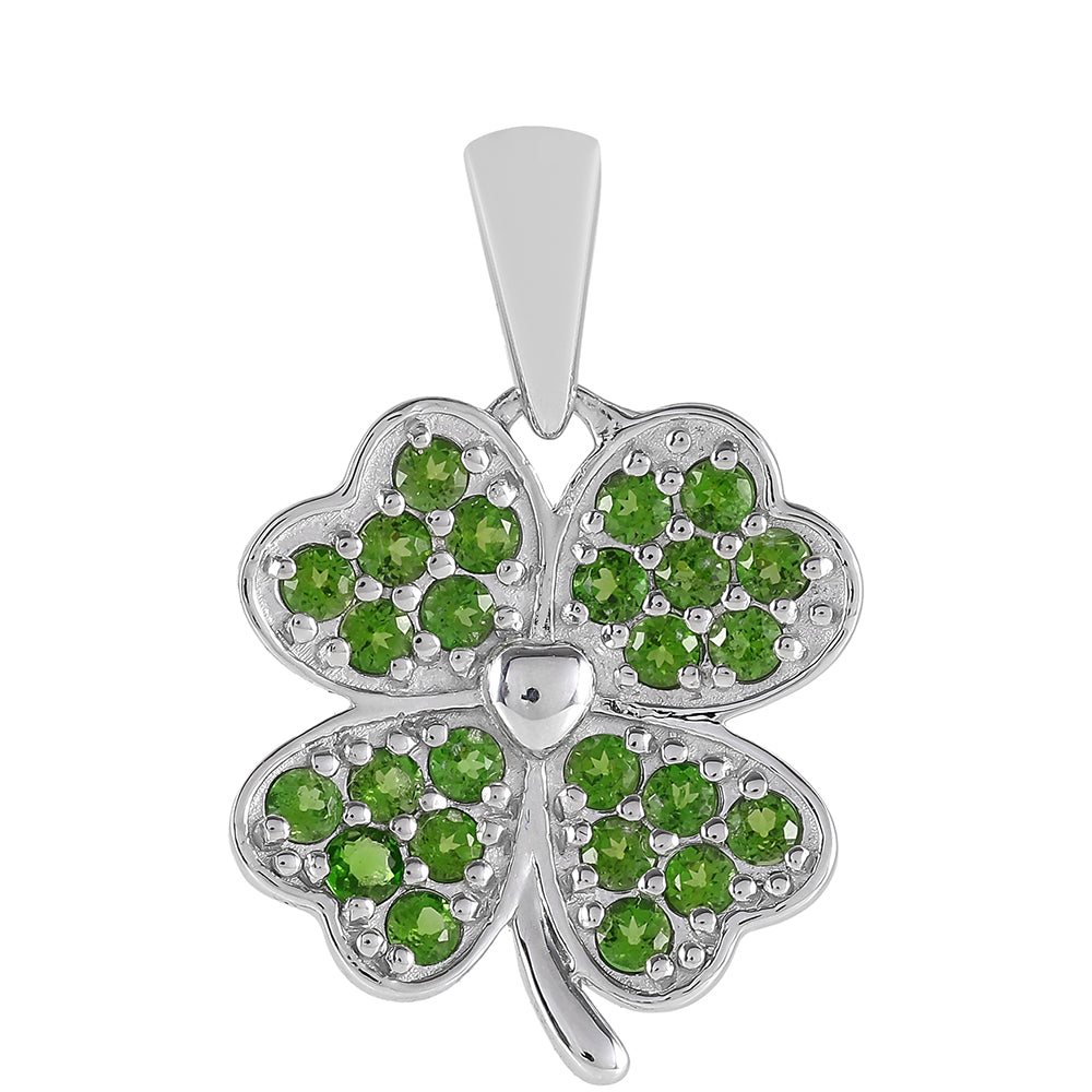 Colgante de Plata con Diópsido de Cromo 1 