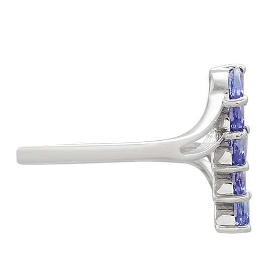Anillo de Plata con Tanzanita AAA