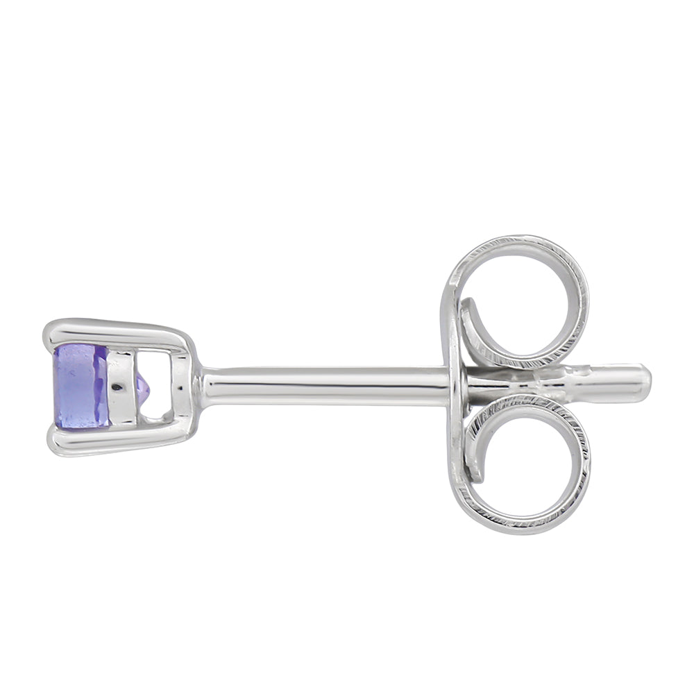 Pendientes de Plata con Tanzanita AAA 2 