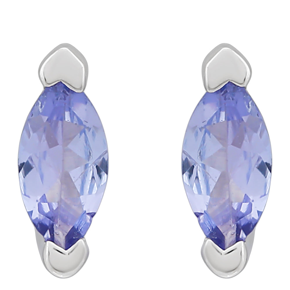 Conjunto de Plata con Tanzanita AAA ( Pendientes ) 2 