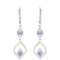 Pendientes de Plata con Tanzanita AAA