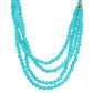 Collar Pepita con Cuarzo Paraiba y Hematita Oro
