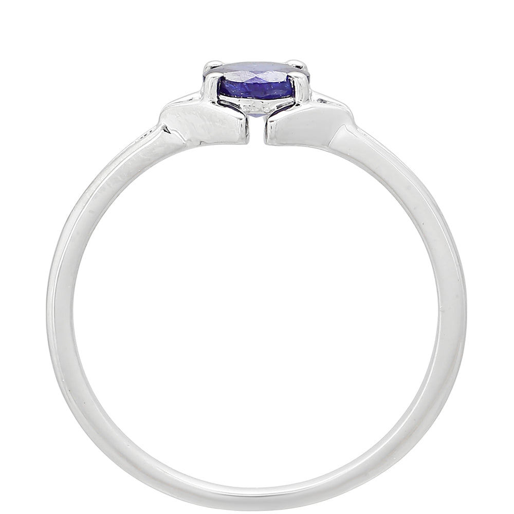 Anillo de Plata con Zafiro de Tailandia 2 