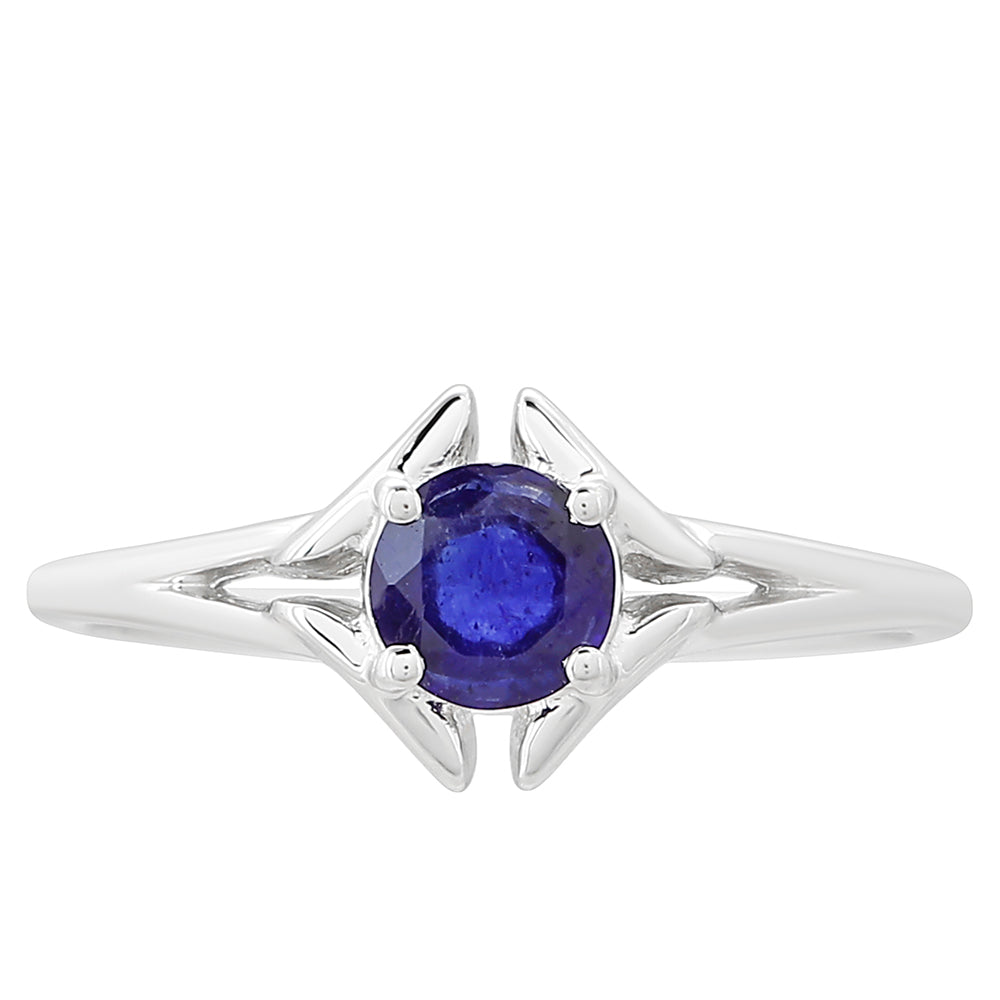 Anillo de Plata con Zafiro de Tailandia 1 