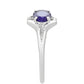 Anillo de Plata con Zafiro de Tailandia
