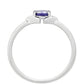 Anillo de Plata con Zafiro de Tailandia
