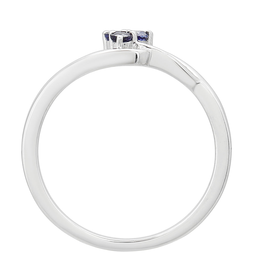 Anillo de Plata con Zafiro de Tailandia 4 