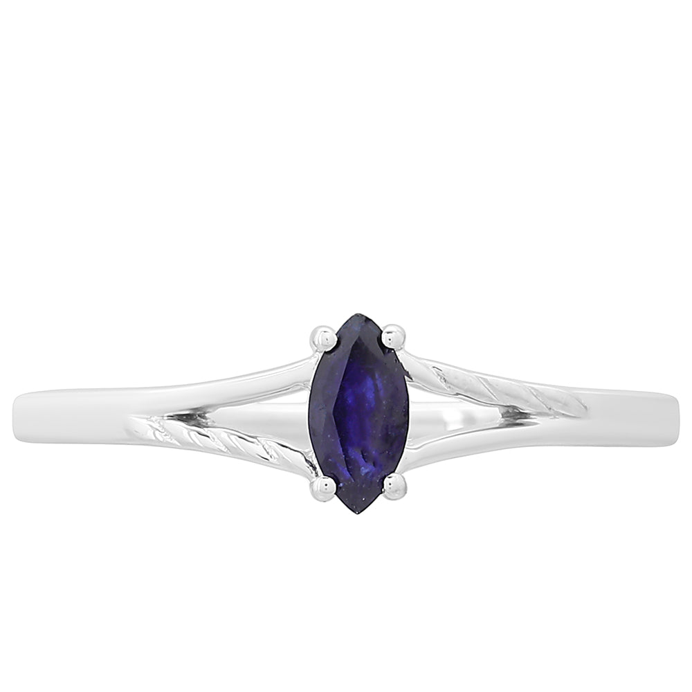 Anillo de Plata con Zafiro de Tailandia 1 