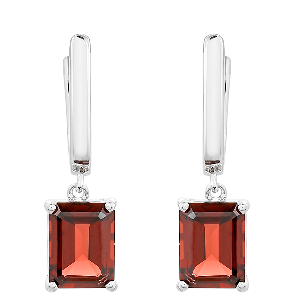 Pendientes de Plata con Granate 1 