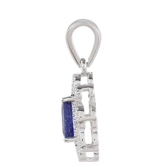 Colgante de Plata con Zafiro de Tailandia
