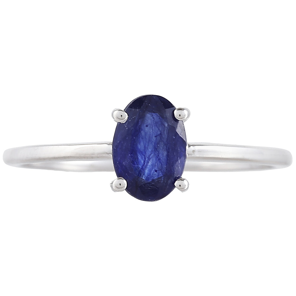 Anillo de Plata con Zafiro de Tailandia 1 