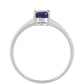 Anillo de Plata con Zafiro de Tailandia