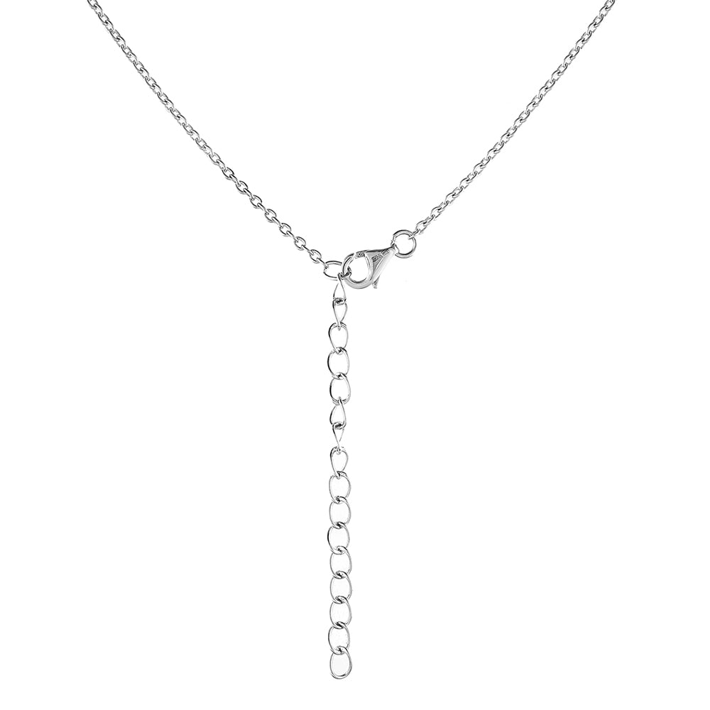 Collar de Plata con Cuarzo Pavo Real y Topacio Blanco